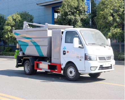 東風(fēng)股份CL5043ZZZBEV型純電動(dòng)自裝卸垃圾車